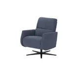 Max Schelling Funktionssessel Aramo Mikrofaser 80 x 100 x 90 cm Blau elektrisch