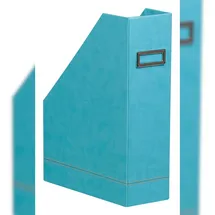 Rhodia Rhodiarama Stehsammler aus Kunstleder, 10x25x31cm - Türkis 318837C
