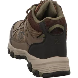 SKECHERS Selmen Melano Trekking Shoes, Chocolate Leather W/Mesh, 45