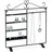 Relaxdays Schmuckhalter Antik