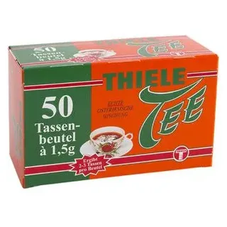 Thiele Tee Echte ostfriesische Mischung, Schwarzer Tee, 75 g, 50 Beutel