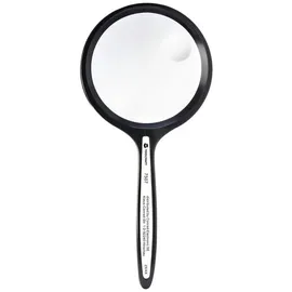 TOOLCRAFT TO-8976468 Handlupe Vergrößerungsfaktor: 2 x, 4 x Linsengröße: (Ø) 76 mm Schwarz