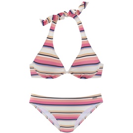VENICE BEACH Bügel-Bikini Damen creme-rosa, Gr.44 Cup B,