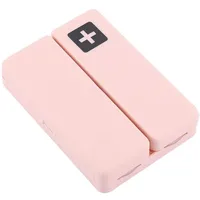 Fdit Weekly Case Tragbare Pillendose und Organizer Daily Case Tragbare Case Faltbare magnetische Pillendose Organizer mit 7 Fächern MEHRWEG VERPAKUNG(3#)
