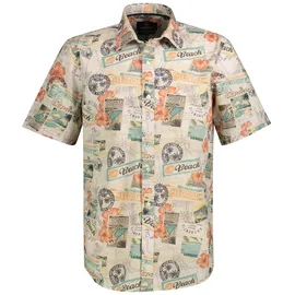 Lerros Kurzarmhemd Beige 3XL