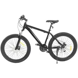 lalaleny 26 Zoll Mountainbike MTB 21 Gang Fahrräder Fahrrad für Mädchen Jungen Herren und Damen Einstellbare Sattelhöhe Jugendliche Fahrad