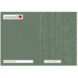 winwall Duschrückwand Duschrückwände ALU-Verbundplatte Dekor: Leinen Salbei, (1-tlg), Wandverkleidung aus Alu grün 19 cm x 27 cm