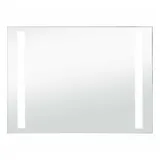 vidaXL Badezimmer-Wandspiegel mit LEDs 100x60 cm