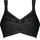 Anita (Since 1886 Damen BH - Safina Entlastungs-BH, Cup-Größe B, Stickerei, Mikrofaser Schwarz 95B