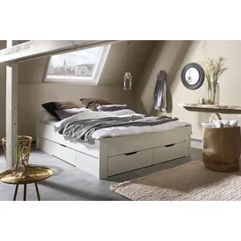 Rauch Stauraumbett RAUCH "Aditio", weiß, B:186cm H:50cm L:208cm, Betten, Stauraumbett, ohne Kopfteil, inklusive Schubkästen