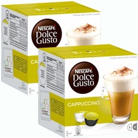 Nescafé DOLCE GUSTO Cappuccino Milchkaffee KaffeeKAPSEL 32 KAPSELN(16 Portionen)