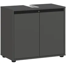 Germania Waschbeckenunterschrank Lemont 63 x 55 cm Grau