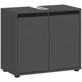 Germania Waschbeckenunterschrank Lemont 63 x 55 cm Grau