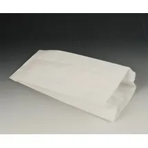 Papstar 1000 Papierfaltenbeutel, Cellulose, gefädelt 35 x 13 x 7 cm weiss Füllinhalt 2 kg