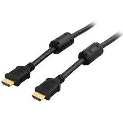 Deltaco HDMI-1005, 0,5 m, HDMI Typ A (Standard), HDMI Typ A (Standard), 3D, Schw
