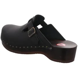 Berkemann Riemen-Toeffler Clogs Schwarz - Gr.: 40,5
