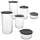 Ritzenhoff & Breker 6tlg Set Boho Vorratsdosen Anthrazit aus Glas & Kunststoff