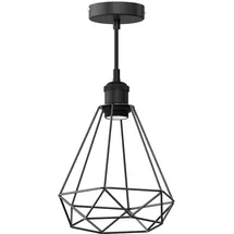 ledscom.de RETRA 1-flg. E27 30 cm Käfig schwarz
