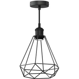 ledscom.de RETRA 1-flg. E27 30 cm Käfig schwarz