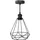 ledscom.de RETRA 1-flg. E27 30 cm Käfig schwarz