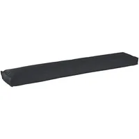 VidaXL Palettenkissen für Bank Schwarz 200x40x8 cm Oxford-Stoff