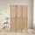 Homestyle4u Paravent Raumteiler 3 teilig Holz Trennwand spanische Wand Sichtschutz Natur Indoor - Paravents, Paravents