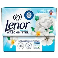 1x363g Lenor Waschmittel Allin1 PODS Sensitiv Baumwollblüte & Tiare-Blume | 15WL