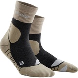 CEP Herren Hiking Merino Mid Cut Socks, sand/grey, IV