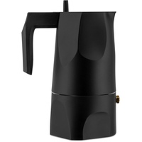 Alessi Ossidiana MT18/3 B - Design-Espresso-Kaffeemaschine, aus Aluminiumguss, 3