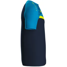 Jako Iconic T-Shirt Kinder 914 marine/blau/neongelb 116
