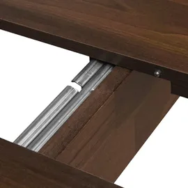 Konsimo Cenare Klappbarer Esstisch Ausziehbar, Kastanienbraun - Konsimo