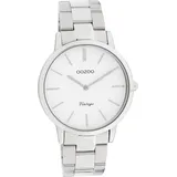 Oozoo Damen Uhr C20026 Quarzuhr Armband silber Vintage Series D2UOC20026 - Silber