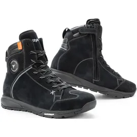 STYLMARTIN Zed wasserdichte Motorrad Schuhe, schwarz, Größe 47