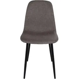 deluke Esszimmerstuhl MOVI Taupe Stoff 4er Set