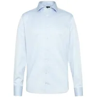van Laack Langarmhemd Tailored Fit Blau 44