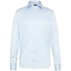 van Laack Langarmhemd Tailored Fit Blau 44