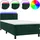 vidaXL Boxspringbett 90 x 190 cm Dunkelgrün