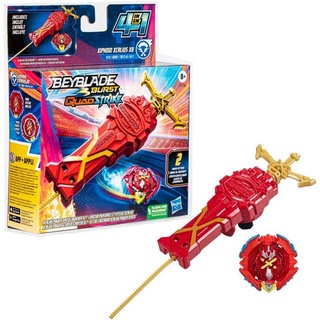 Hasbro Beyblade Burst QuadStrike Xcalius Power Speed Starter Pack, Battle Spielset mit Xcalius Starter und Kreisel