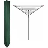 luxuskollektion Schutzhülle Wäschespinne Wasserdicht PVC 600D Grün 16x16x165cm