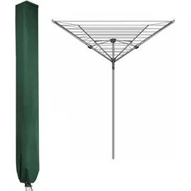 luxuskollektion Schutzhülle Wäschespinne Wasserdicht PVC 600D Grün 16x16x165cm