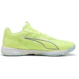 Puma Accelerate Pro 4 Hallenschuhe, Unisex, Fizzy light/green terrain/light moss/puma white