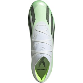 adidas X Crazyfast.2 MG Herren - weiß/schwarz/grün-48