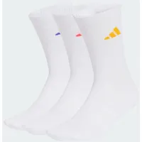 adidas Cushioned Sportswear Crew Socken 3er Pack White/Solar Purple/Crew Yellow 40-42