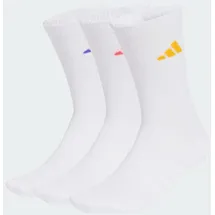 adidas Cushioned Sportswear Crew Socken 3er Pack White/Solar Purple/Crew Yellow 40-42