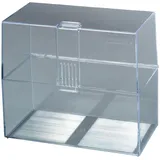 Herlitz Karteikasten A6 transparent 300 St.