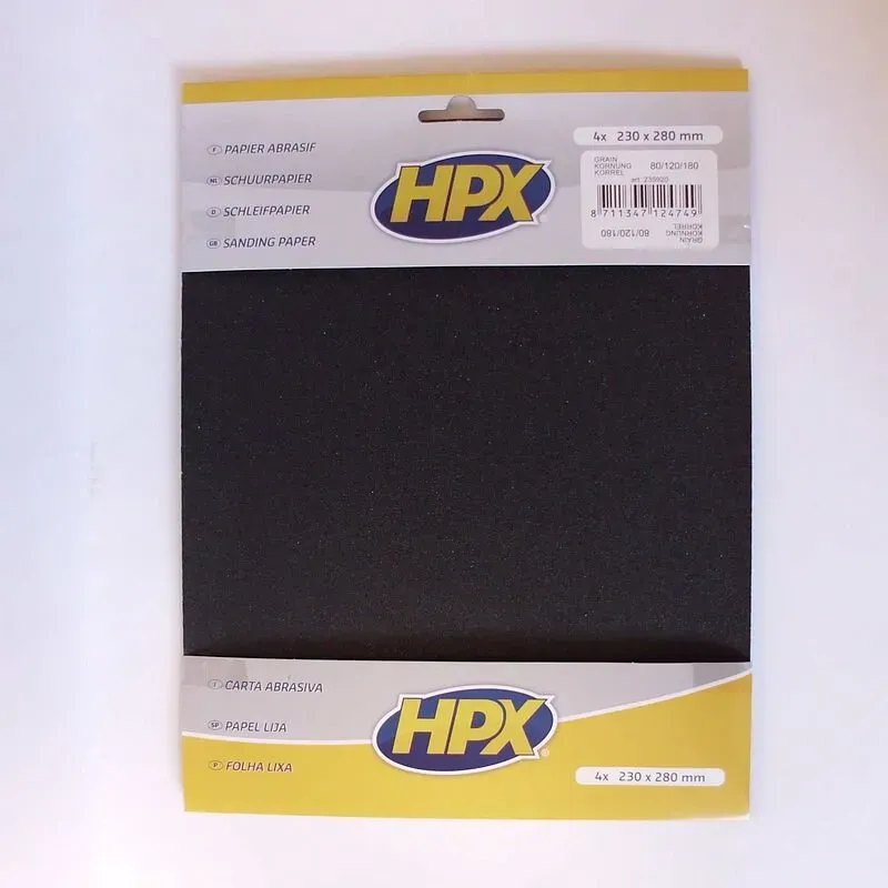 HPX Nass-Schleifpapier Kör.240/400/600