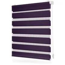 Lichtblick Duo Rollo / Doppelrollo Klemmfix 70 x 150 cm brombeer