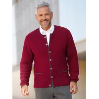 Witt Weiden Strickjacke in dunkelrot-meliert | Gr.: 50