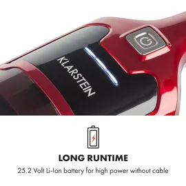 Klarstein TurboHybrid Staubsauger rot