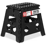 Relaxdays Campinghocker Klapphocker Schwarz